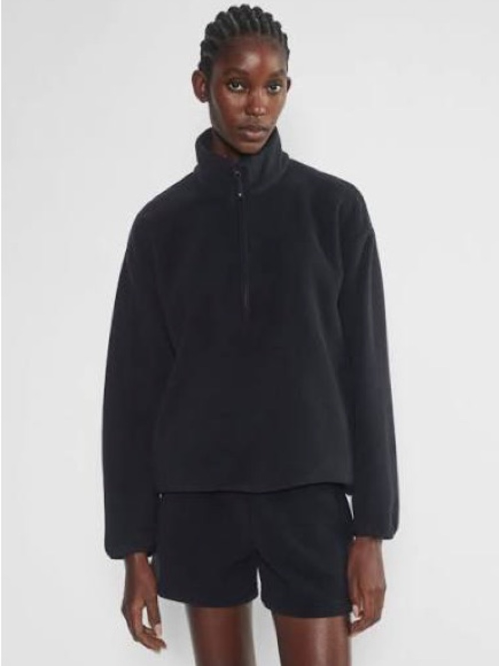 Aritzia Polartec® 200 1/4 Zip Hip Sweater